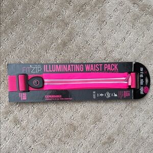 Illuminating Pink Waist Pack by Fit Zip